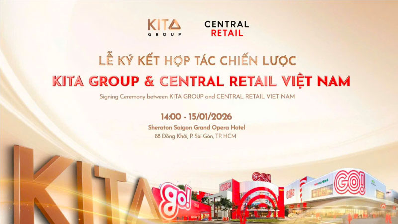 KITA Group & Central Retail: “Cú Bắt Tay” Chiến Lược Nâng Tầm Hệ Sinh Thái Bất Động Sản