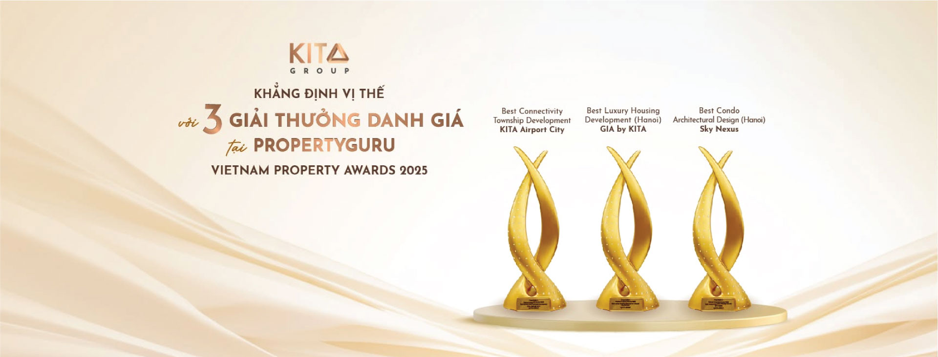 giải thưởng chủ đầu tư ansana by kita