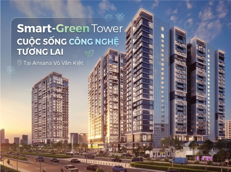 Smart-Green Tower: Cuộc Sống Công Nghệ Tương Lai Tại Ansana Võ Văn Kiệt